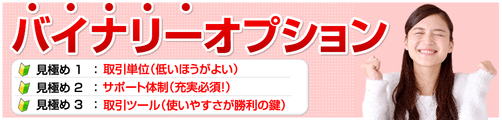 バイナリーオプションで比較